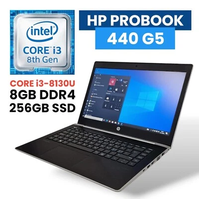 Laptop HP ProBook 440 G5 Intel i3-8130U 8GBRAM/256GB SSD#HP63 - Bild 1 von 4