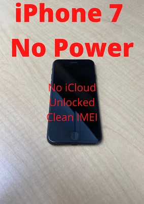 Apple iPhone 7 - 32GB - Black (Unlocked) A1660 (CDMA + GSM) No Power  - Image 1 of 4