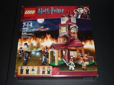 LEGO 4840 Harry Potter La Madriguera con Bellatrix, Molly, Ginny, Fenrir + Sin usar, en caja NUEVO Foto 1 de 4
