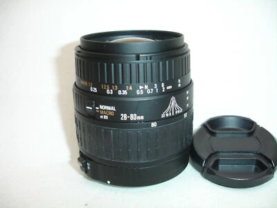 Sigma 28-80mm f/ 3.5-5.6 II lens with Macro, SAF Bayonet for Sigma - Image 1 of 4