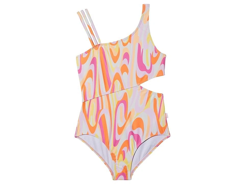 Seafolly Niños Solsticio de Verano Asimétrico Una Pieza Niña Trajes de Baño, Talla 16 Foto 1 de 1