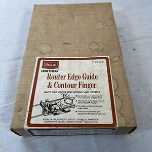 Sears Craftsman Router Edge Guide & Contour Finger 925173 - Picture 1 of 11
