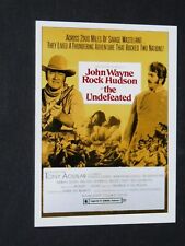 SPORTING PROFILES CARD 2006 JOHN WAYNE HOLLYWOOD WESTERN #23 UNDEFEATED 1969
