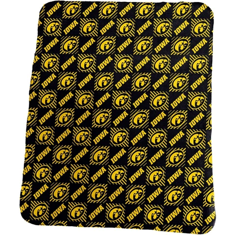Iowa Hawkeyes NCAA 60'' x 50'' Repeating Pattern Throw - W6948230512 Cover