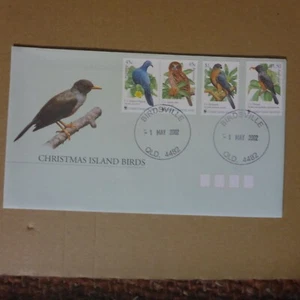 2002 CHRISTMAS IS BIRDS FDC BIRDSVILLE DATESAMP POSTMARK  - Picture 1 of 2