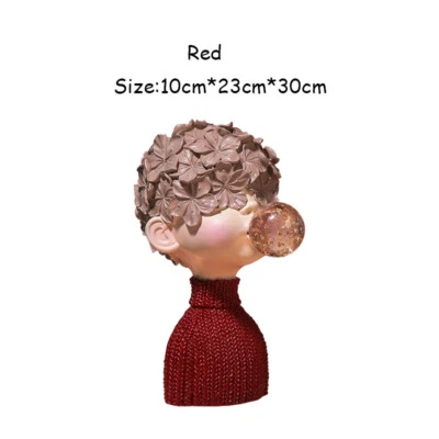 原创现代男孩吹泡泡手工树脂花园装饰装饰雕像 — 第 1/4 张图片