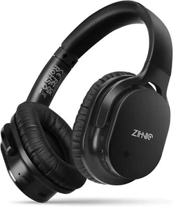 Active Noise Cancelling Headphones, 50H Playtime Wireless Bluetooth Headset Low - Picture 1 of 8