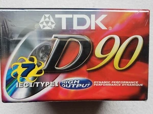 Blank Cassette Tapes TDK 90 Free Shipping - Picture 1 of 5