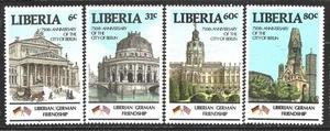 Liberia, Scott #1055-1058, Berlin Anniversary, MNH - Bild 1 von 1