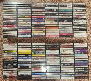 206 Cassette Tapes Lot Rock hip hop 80s 90s Pop Alternative Country Soundtracks - Picture 1 of 2