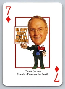 John McCain politische Spielkarte mit James Dobson - Bild 1 von 2