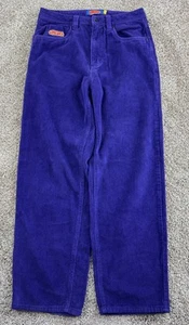 Empyre Corduroy Pants Men's 30x28 Purple Skater Relax Y2K Hip Hop Skateboard - Picture 1 of 11