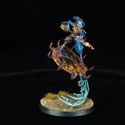 Magister on Disc of Tzeentch Painted Chaos Daemons Warhammer Age of Sigmar - Image 1 of 4
