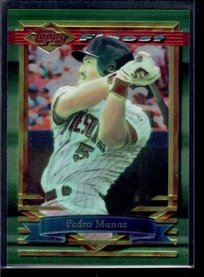 1994 Topps Finest #338 Pedro Munoz  NM/NM+ X3107212 - Image 1 of 3
