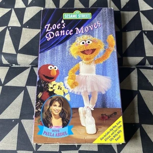Sesame Street Zoe’s Dance Moves VHS Video Tape Learn Music Paula Abdul - Picture 1 of 16