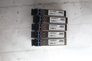 Lot of 5 Ciena XCVR-A10Y31 1Gbps 1000Base-LX Duplex LC Optical Transceiver - Picture 1 of 3