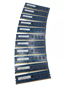 2GB PC3-10600U 9-10-B0 DDR3-1333MHz 2Rx8 Pre-owned - Picture 1 of 7