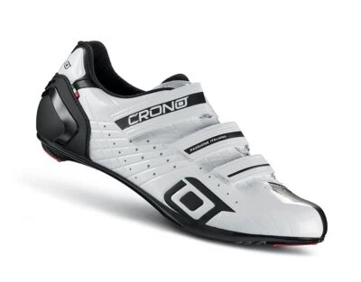 NUEVO Zapatos de Ciclismo de Carretera Crono CR4 - Blanco/Negro (Reg. $160) italiano Sidi Gaerne Foto 1 de 3
