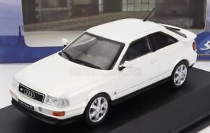 Solid Audi Mini Car 1/43 80 (S2) TURBO COUPE 1992 (White) [parallel import]
