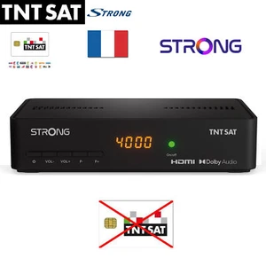 TNTSAT HD Strong SRT 7408 HD USB PVR Decoder for French TV- USE YOUR OWN CARD - Picture 1 of 8