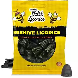 Dutch Beehive Honey Licorice 5.29oz Bag - Picture 1 of 6
