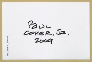 Paul Coker Jr. (1929-2022) - American illustrator - Mad - Signed card - 2009 - Picture 1 of 1