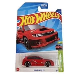 2022 Hot Wheels #67 HW Hatchbacks 4/5 SUBARU WRX STI Red w/Black MC5 Spoke Wheel - Picture 1 of 12