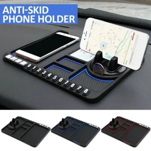 Auto Armaturenbrett Anti-Rutsch-Matte Pad Anti-Rutsch-Klebepad GPS Handyhalter - Zdjęcie 1 z 18
