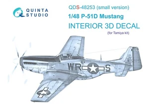 Calcomanía interior 3D Quinta Studio QDs48253 para P-51D Mustang (para kit Tamiya) 1/48 - Imagen 1 de 8