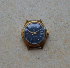 Rare Watch Luch Gold AU 17 Jewels Vintage made in USSR Soviet SERVICED - Picture 1 of 13