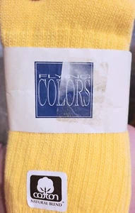 Vintage 80's NEW Slouch ankle Socks Cotton 1 pair fit 9-11 ladies - Picture 1 of 3