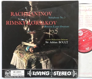 Rachmaninov Symphony no. 3 Rimsky-Korsakov Adrian Boult RCA Living Stereo ED1 NM - Picture 1 of 6