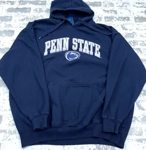 Vintage Penn State Hoodie Men XXL Sweatshirt Sweater Y2K Sewn Nitty Lions Adult - Picture 1 of 10