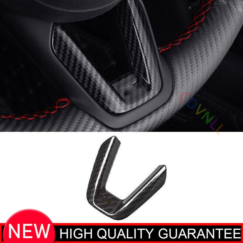 Cubierta de embellecedor de panel tipo U para volante de fibra de carbono para Mazda 6 Atenza 2018-2019 Foto 1 de 4