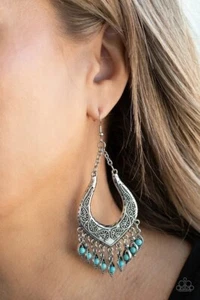 Sahara Fiesta Blue Earring - Picture 1 of 2