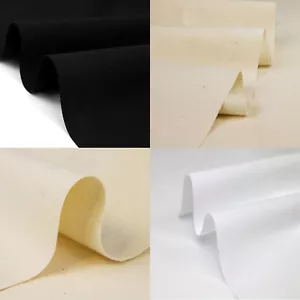 Calico Fabric by The Metre 100% Cotton Material for Craft 150cm 60" Wide 155GSM - Picture 1 of 9