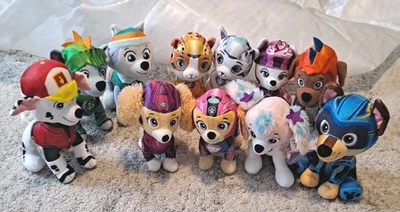 Nickelodeon Paw Patrol Everest & Zuma... Spin Master Plush Toys 9" lot of 11 🐶 - Image 1 of 4