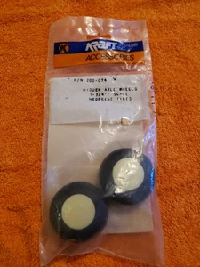 Kraft Systems Inc. - 1.75" Diameter Hidden Axel Neoprene Tires Wheels - New - Picture 1 of 7
