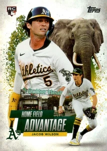 2025 Topps #HA-22 Jacob Wilson Home Field Advantage - Foto 1 di 2