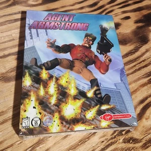 Agent Armstrong (PC, 1999) Big Box Gioco PC Virgin Interactive Windows 95 Sigillato - Foto 1 di 4
