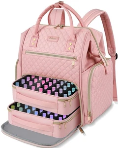 Große Nagellack Organizer Tasche Rucksack hält 70+ Flaschen (15ml/0,5 flüssige Unzen) UV... - Bild 1 von 6