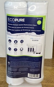 ECOPURE ECOROF Reverse Osmosis Under Sink Replacement Water Filter Set NSF Cert - Picture 1 of 12