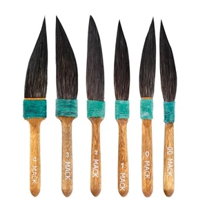 MACK Sword Striper PINSTRIPING BRUSH 20 Series Set of 6 - Picture 1 of 2