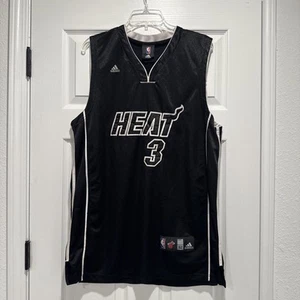 Men’s black sleeveless jersey Adidas heat #3 WADE size 52 - Picture 1 of 9