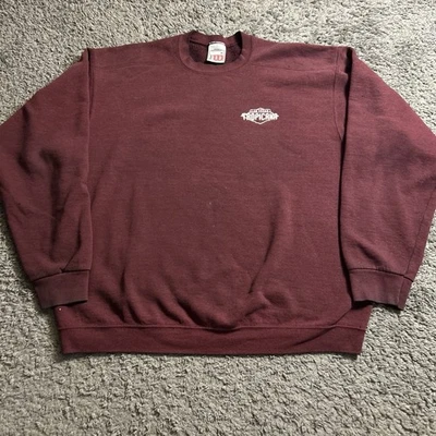 Sudadera De Colección Tropicana Las Vegas Cuello Redondo Grande Casino Granate Etiqueta Wilson Foto 1 de 4