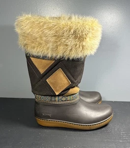 Baffin fur boots women’s size 7 insulated winter snow ice Winter duck - Picture 1 of 10