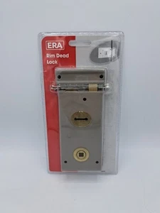 Cerradura muerta llanta ERA - gris - 143 X 73 mm 178-42 puerta de madera garaje cobertizo hogar - Imagen 1 de 6