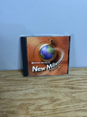 Rand McNally New Millennium World Atlas Deluxe Vintage Classic PC CD-ROM App - Image 1 of 3
