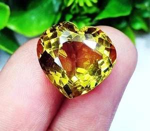 Natural Zultanite Color Changing 16.45 Ct Certified Loose Gemstone Heart Cut A+ - Picture 1 of 6