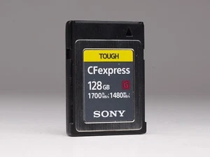 Sony TOUGH CEB-G Series R1700/W1480 CFexpress 2.0 Type B 128GB Speicherkarte - Imagen 1 de 3